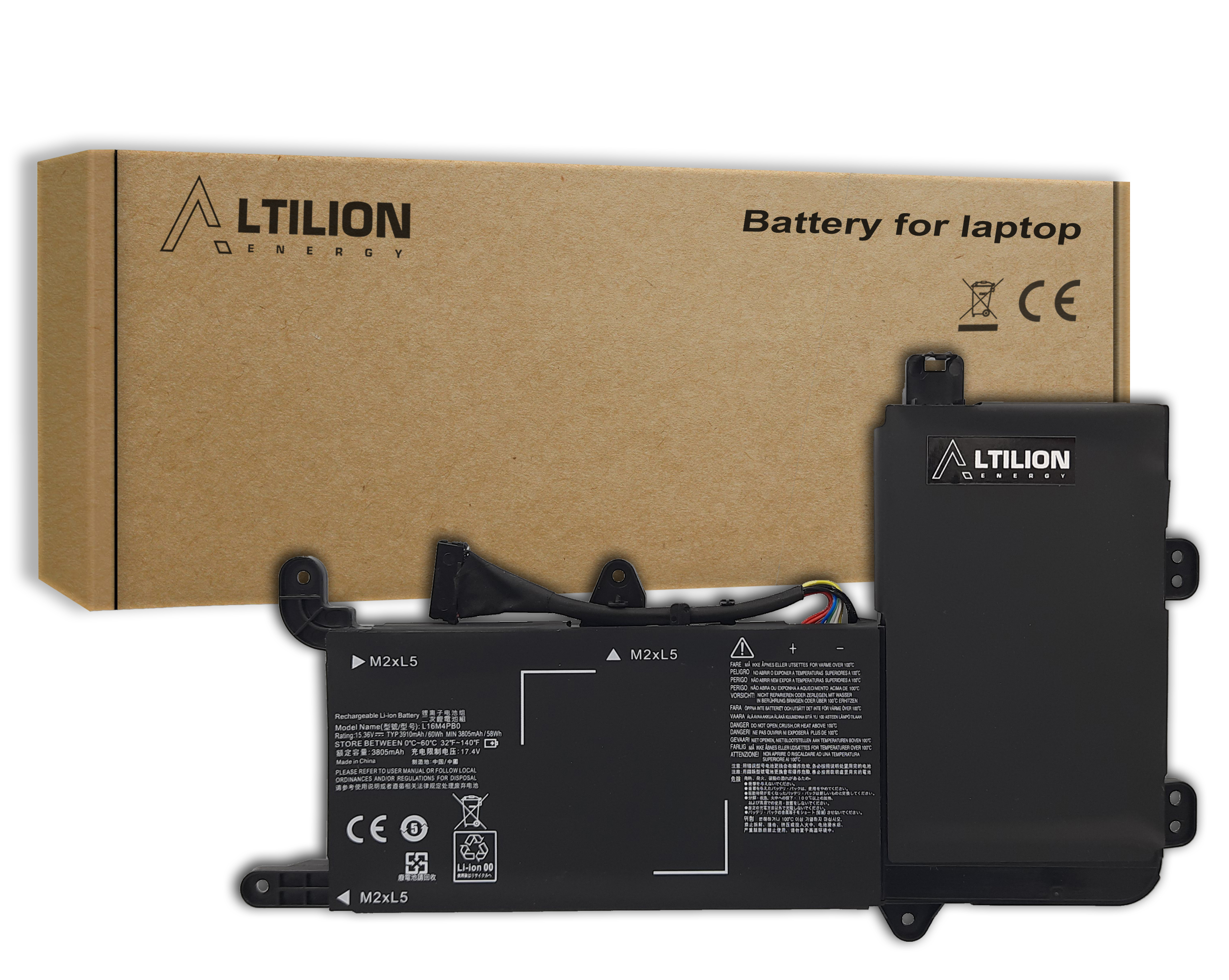 Bateria L16M4PB0 L16S4TB0 do Lenovo Legion Y720-15IKB