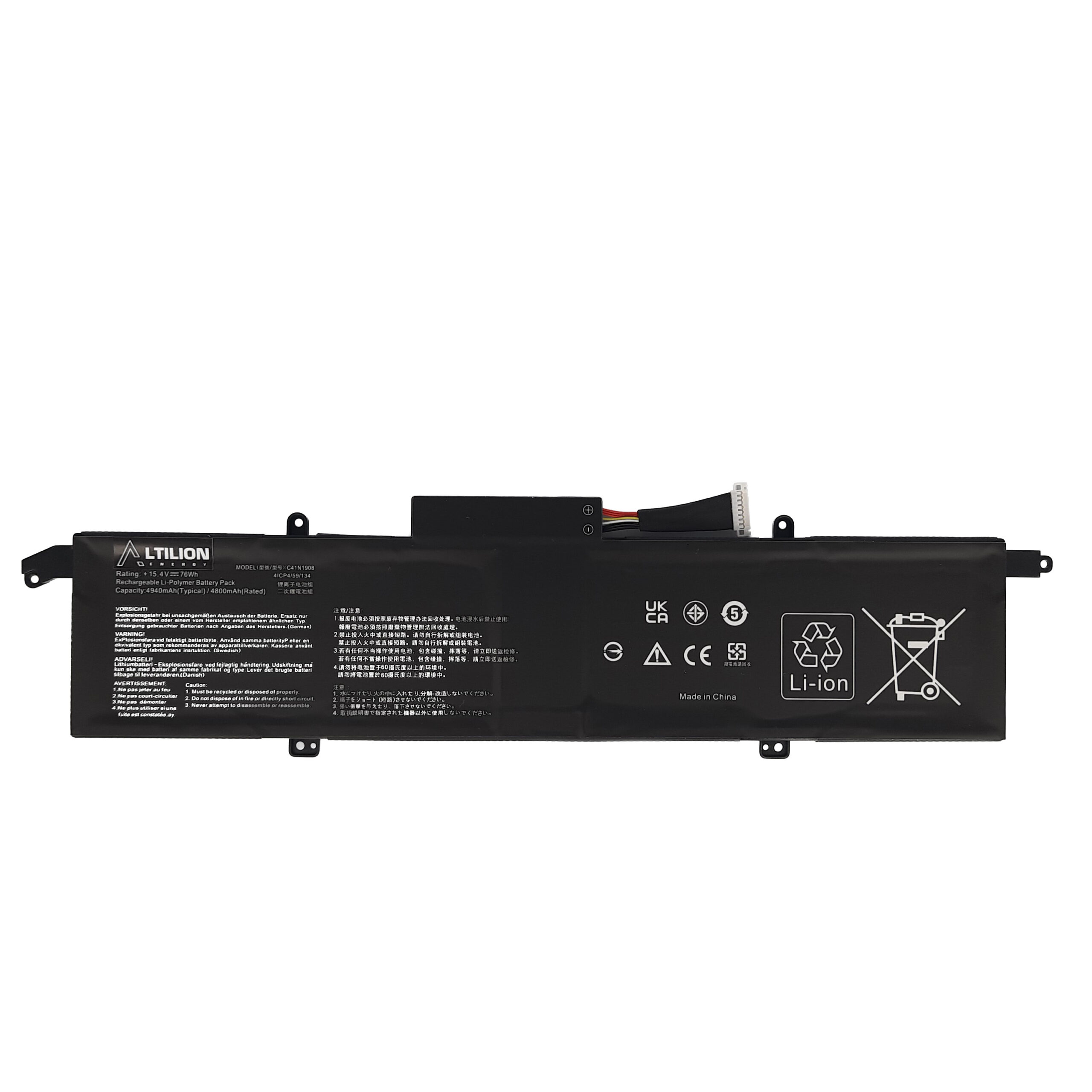 Bateria C41N1908 do Asus ROG Zephyrus G14 GA401 / Studio Pro 14 PX401 - obrazek 2