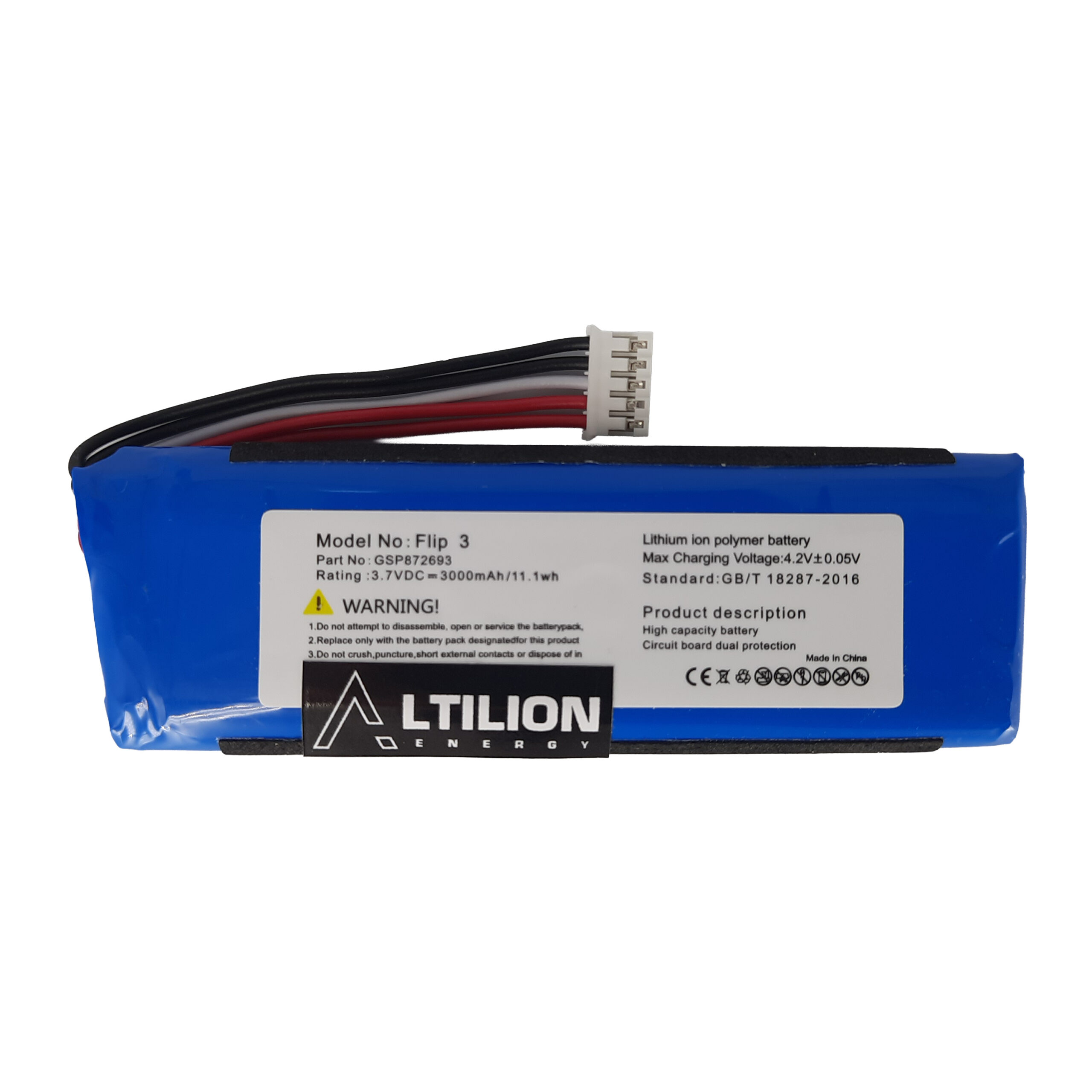 Bateria Akumulator GSP872693 do JBL Flip 3 - obrazek 2