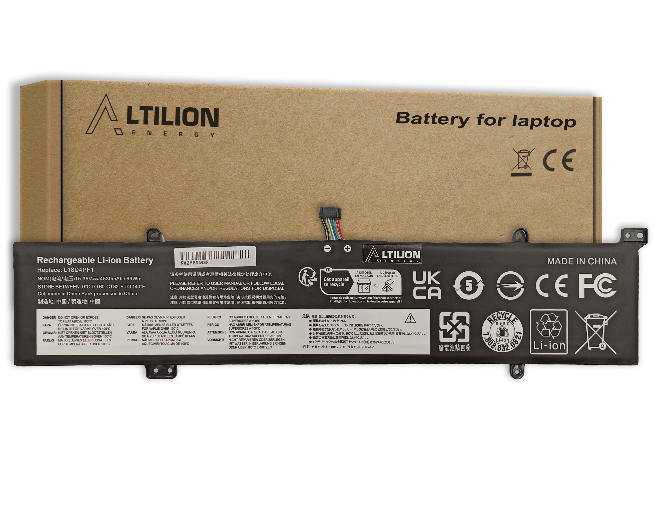 Battery Altilion Energy L18D4PF1 Type-A compatible with Lenovo