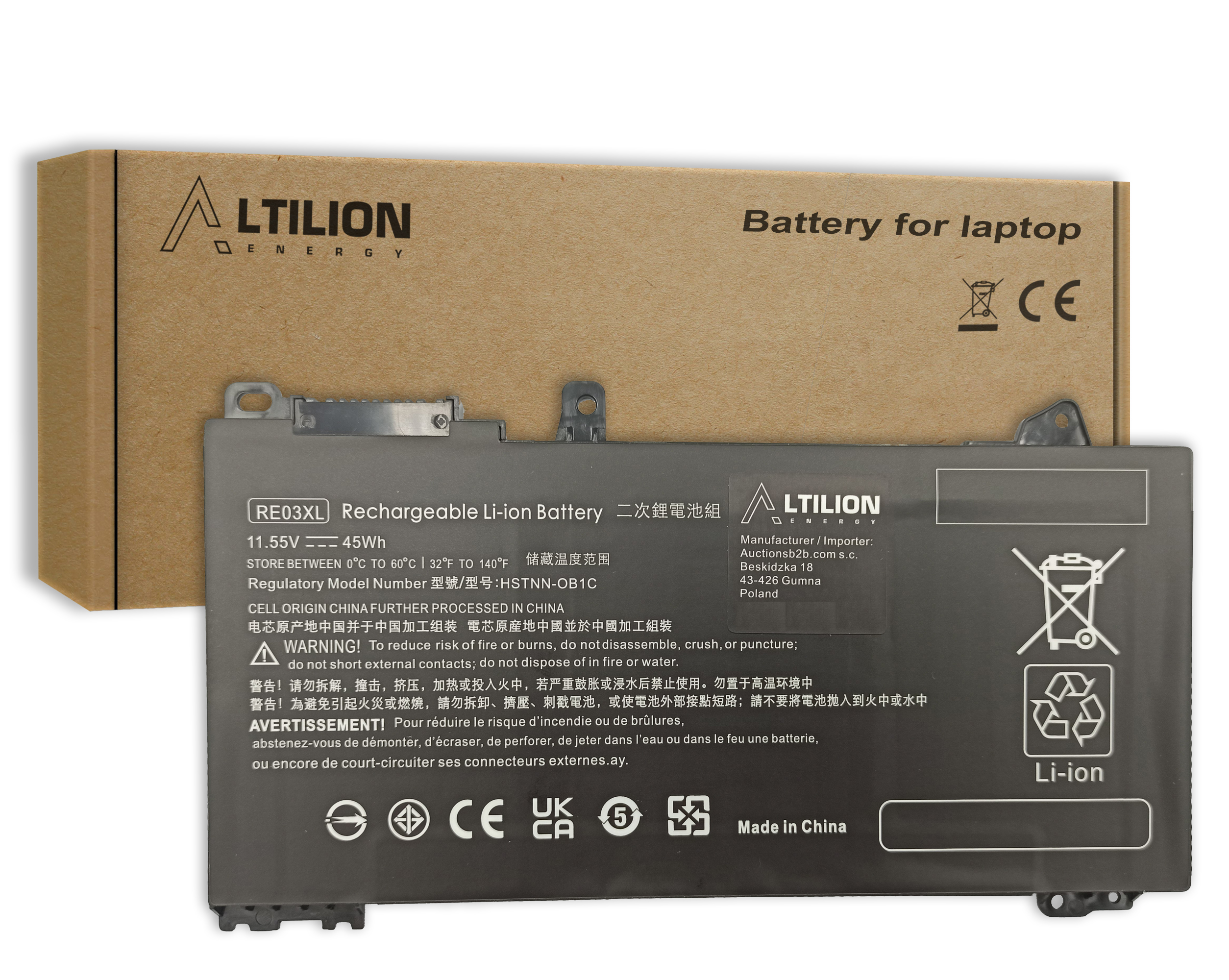Bateria Altilion Energy RE03XL kompatybilna z HP